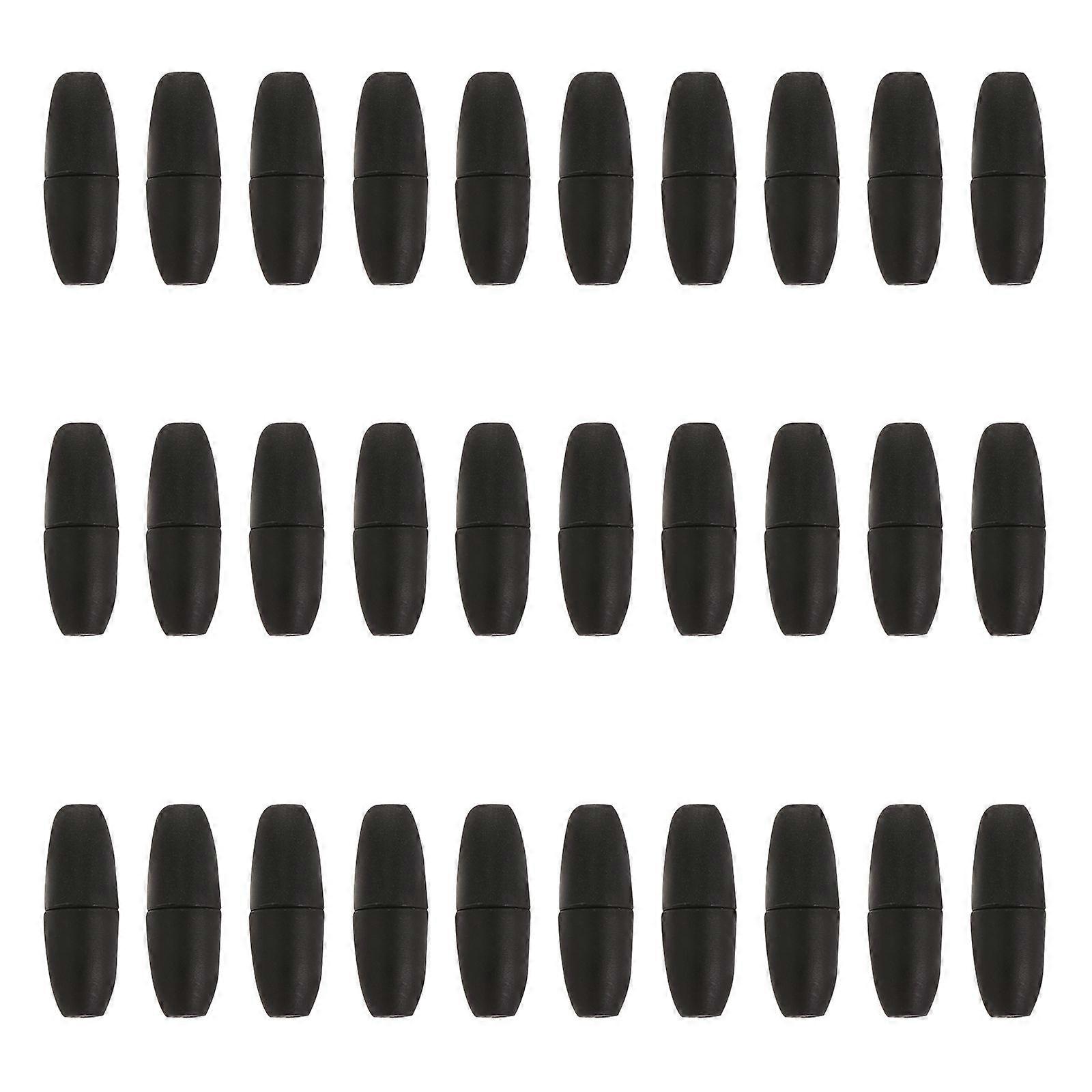 60 pairs of Plastic Clasps Beads Barrel Connectors Stable Breakaway Clasps