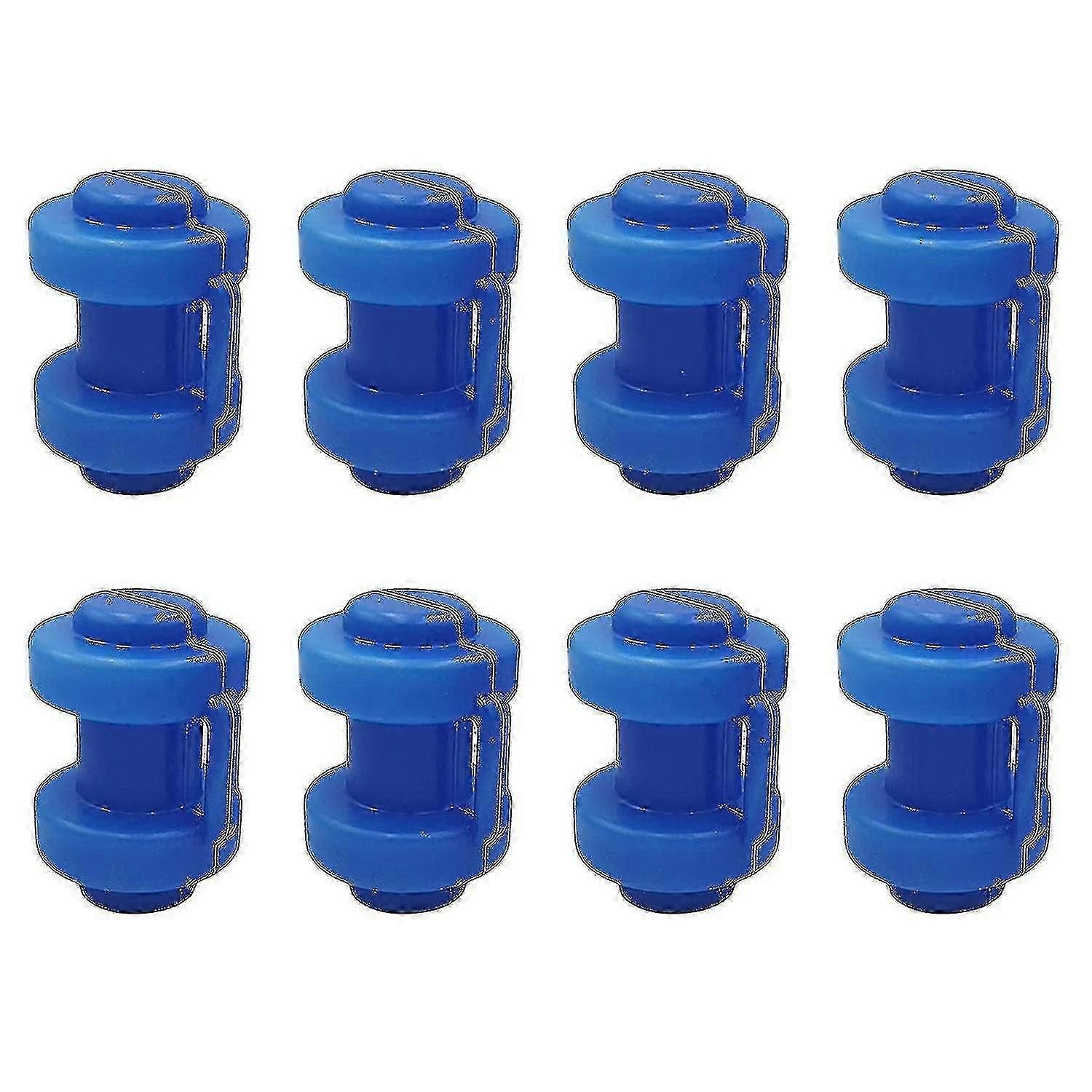 8pcs Trampoline Enclosure Pole Cap Plastic Trampoline Leg Caps 25mm