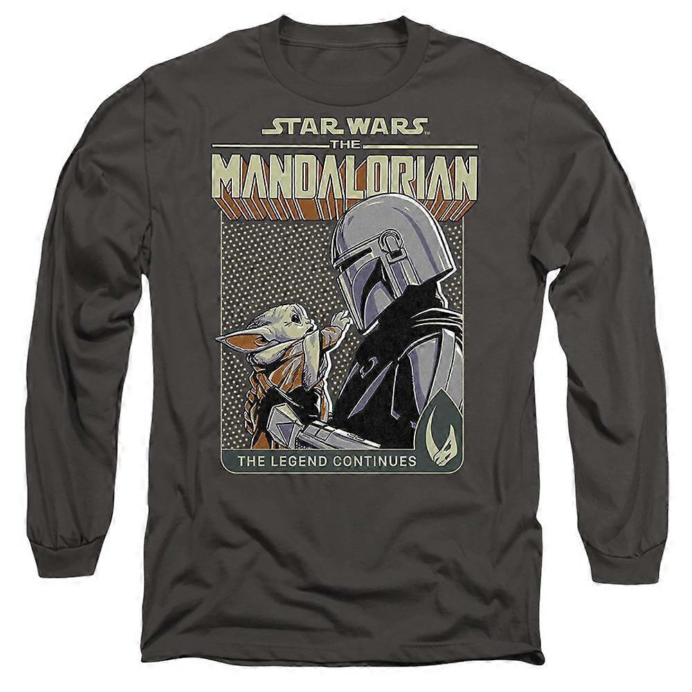 STAR WARS MANDALORIAN GROGU Tシャツ L Star Wars: The Mandalorian Unisex Adult Legend Continues Grogu T