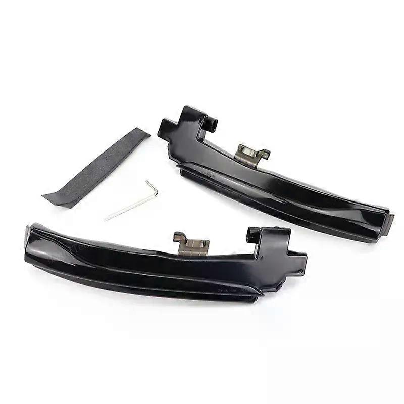 Smoked LED Dynamic Turn Signal Light Side Mirror Flashing Light compatible for  Volvo S60 V40 V60 CC S80 II V70 III