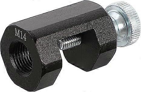 Aluminum Alloy Auto Engine Spark Plug Clearance Tool Spark Plug Caliper Clearance Kit-Black-HHS01-M14(One Piece)