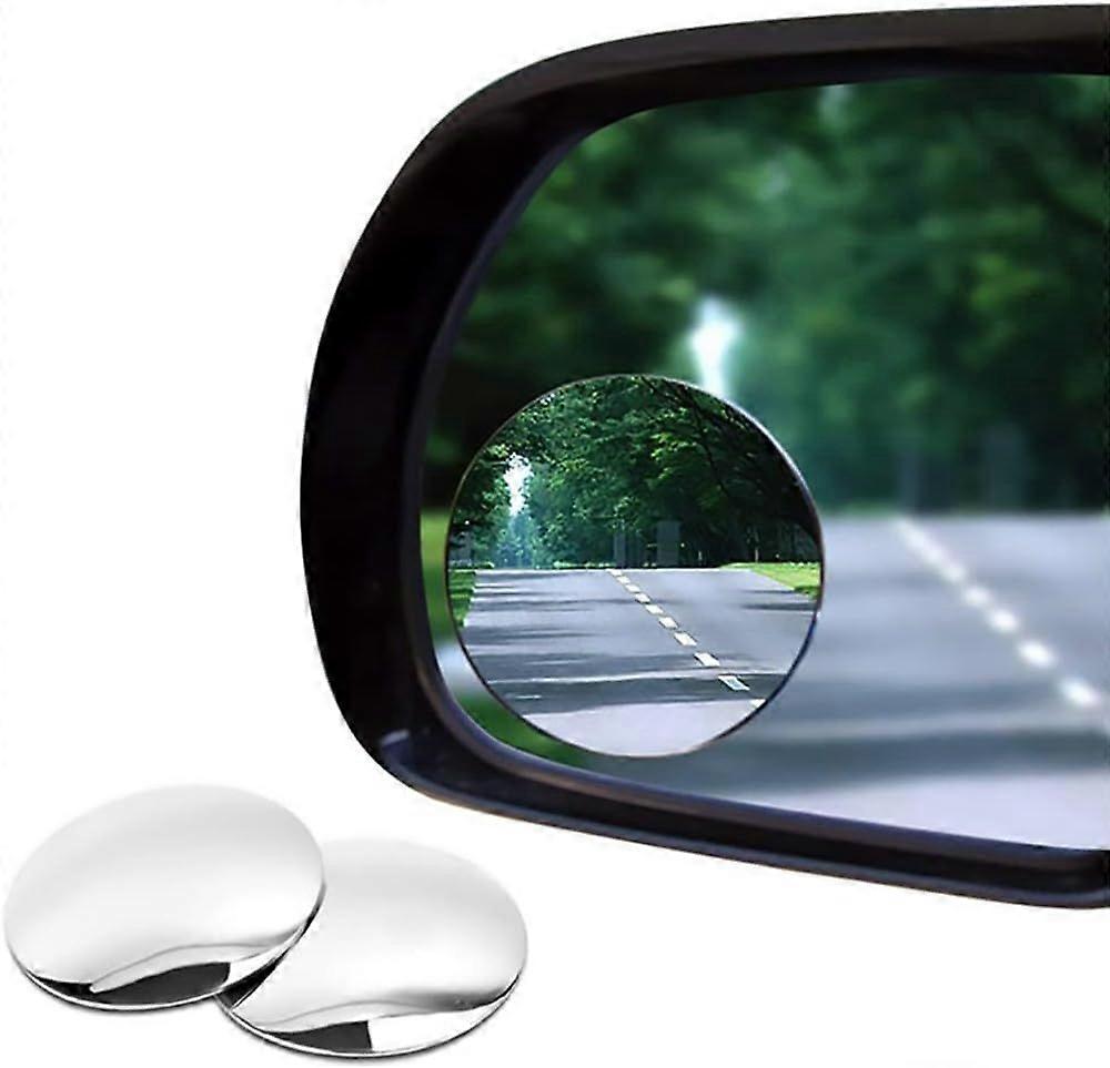 SSRGV Blind spot mirror 2pcs-2-inch oval rearview mirror, with rust proof frame, high definition glass