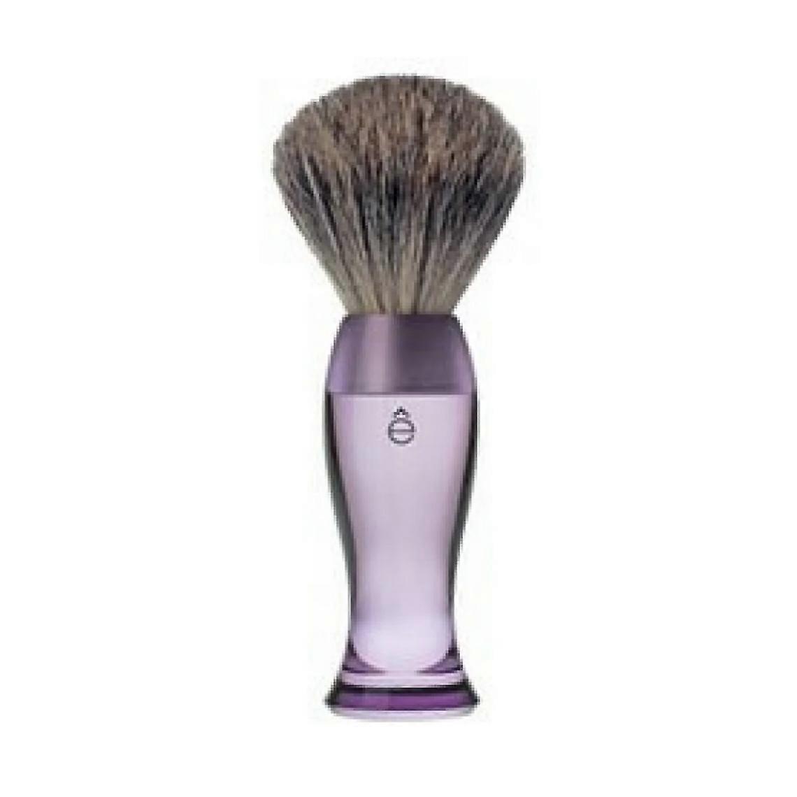 Pincel de barbear roxo cabelo de texugo real