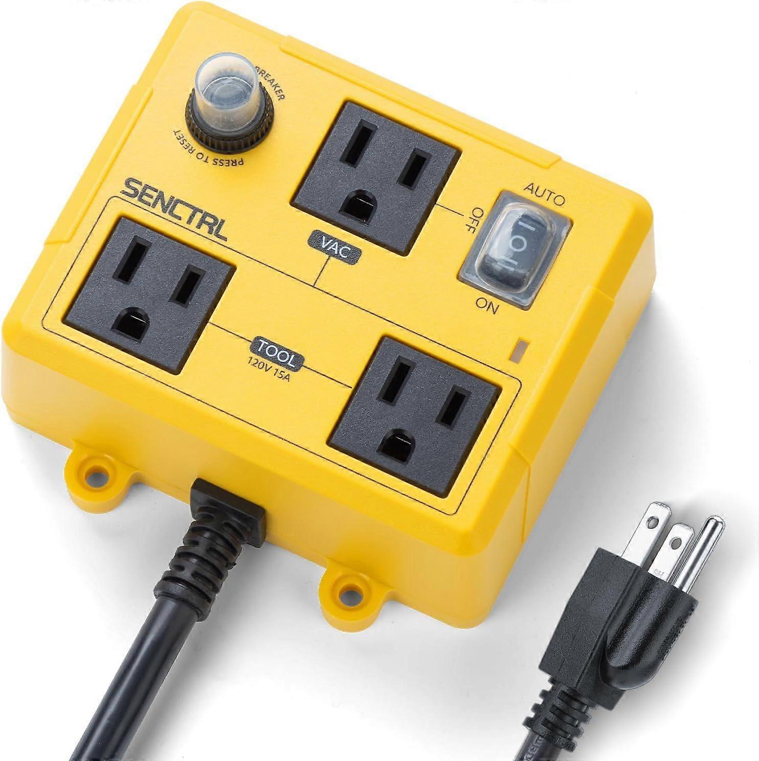 2025 Latest Model  Automatic Vacuum Switch for Power Tools to Turn Dust Collector On and O