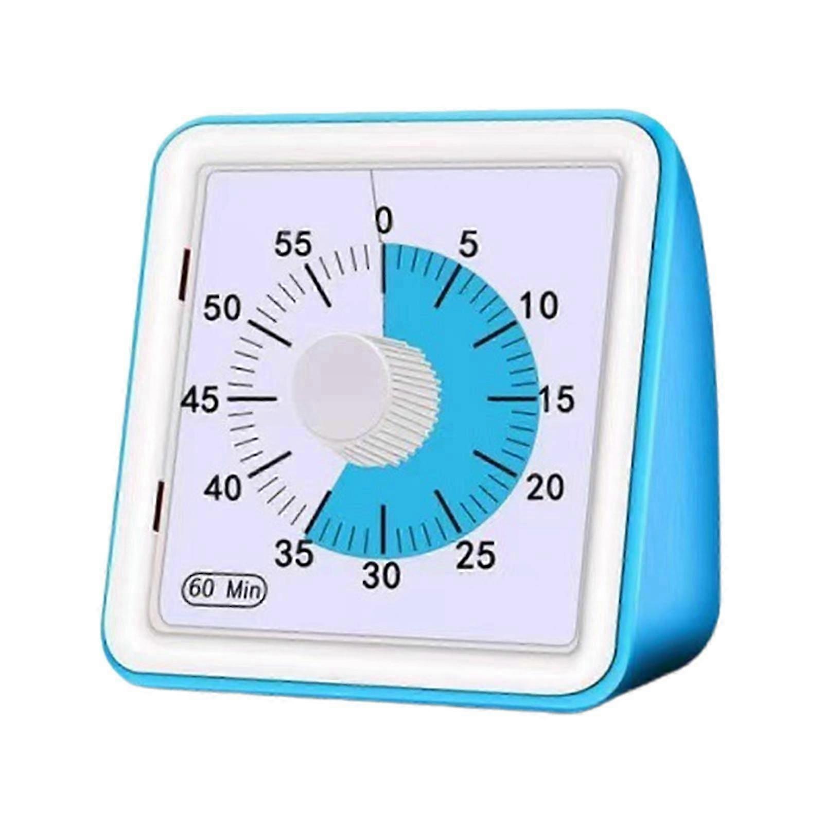 Visual Countdown Timer for Classroom Meetings Kitchen Silent Magnetic Timer with Alarm Easy-to-Read Display Intuitive Visual Dial Multifunctional Time