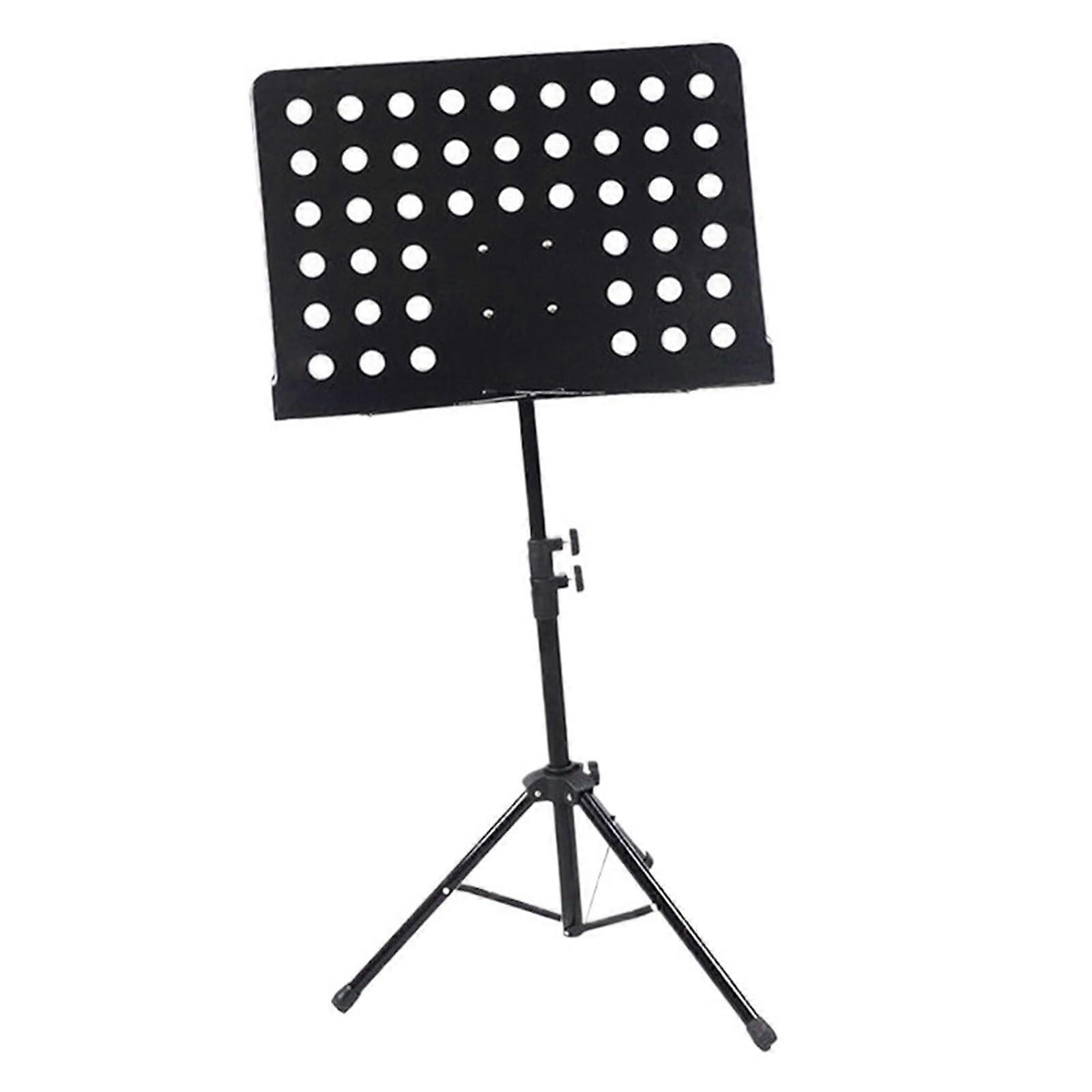 Violin Accessories Large Foldable Music Stand for 1/4 Violin, Guitar, Guzheng - Adjustable Height, Portable Design