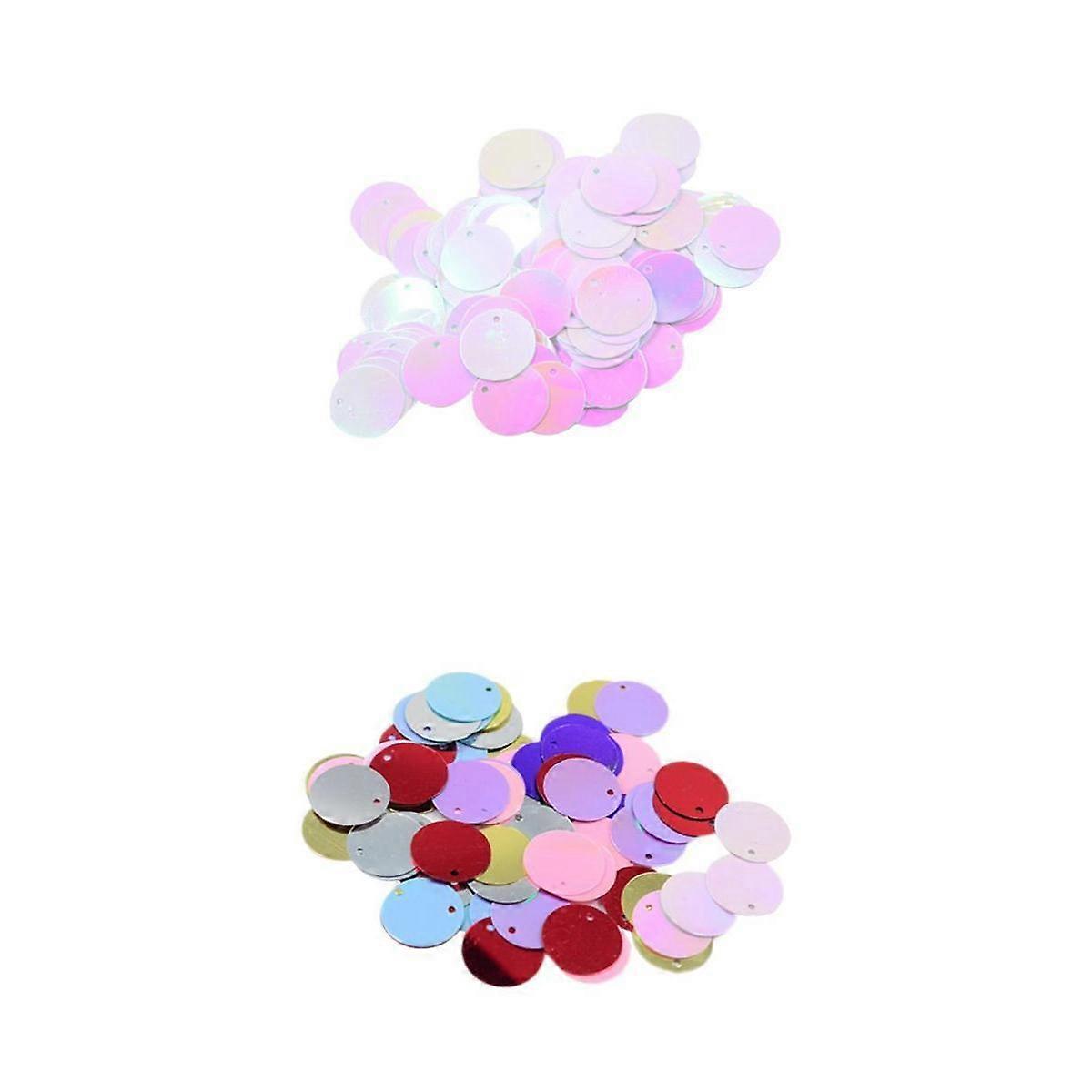DIY Shiny Round Loose Sequin Sequins Sewing Colorful Crafts