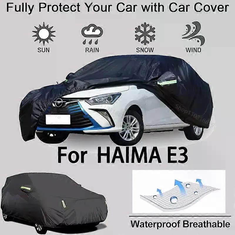 Täysi autosuoja Haima E3 -ulkosuojavarusteille - lumenkestävä, aurinkosuoja, vedenpitävä ja pölytiivis autotarvikkeet