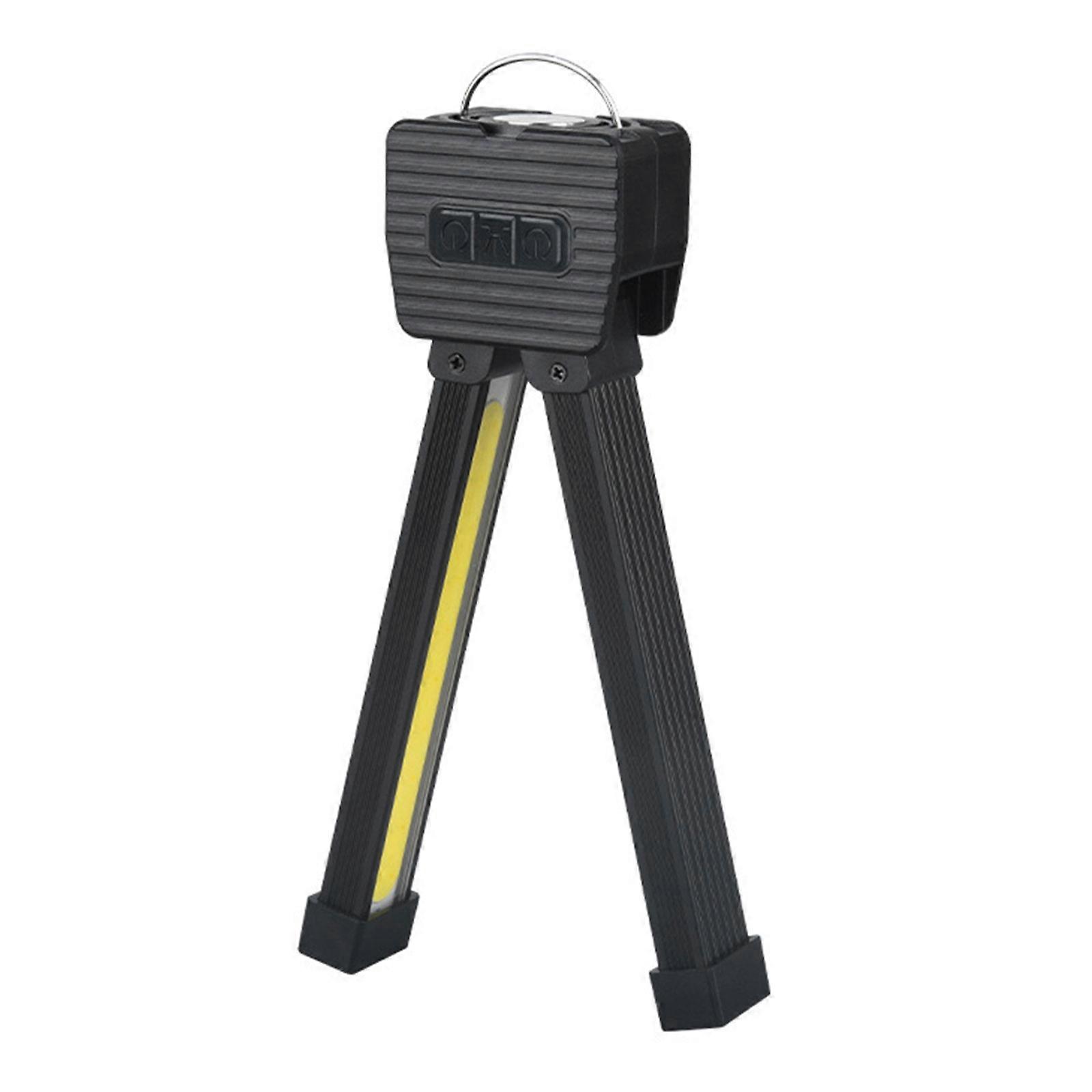 Waterproof Portable Gym Lamp Magnetic LED Flashlight with Hanging Hook Inspection Lamp Bright Folding Work Light