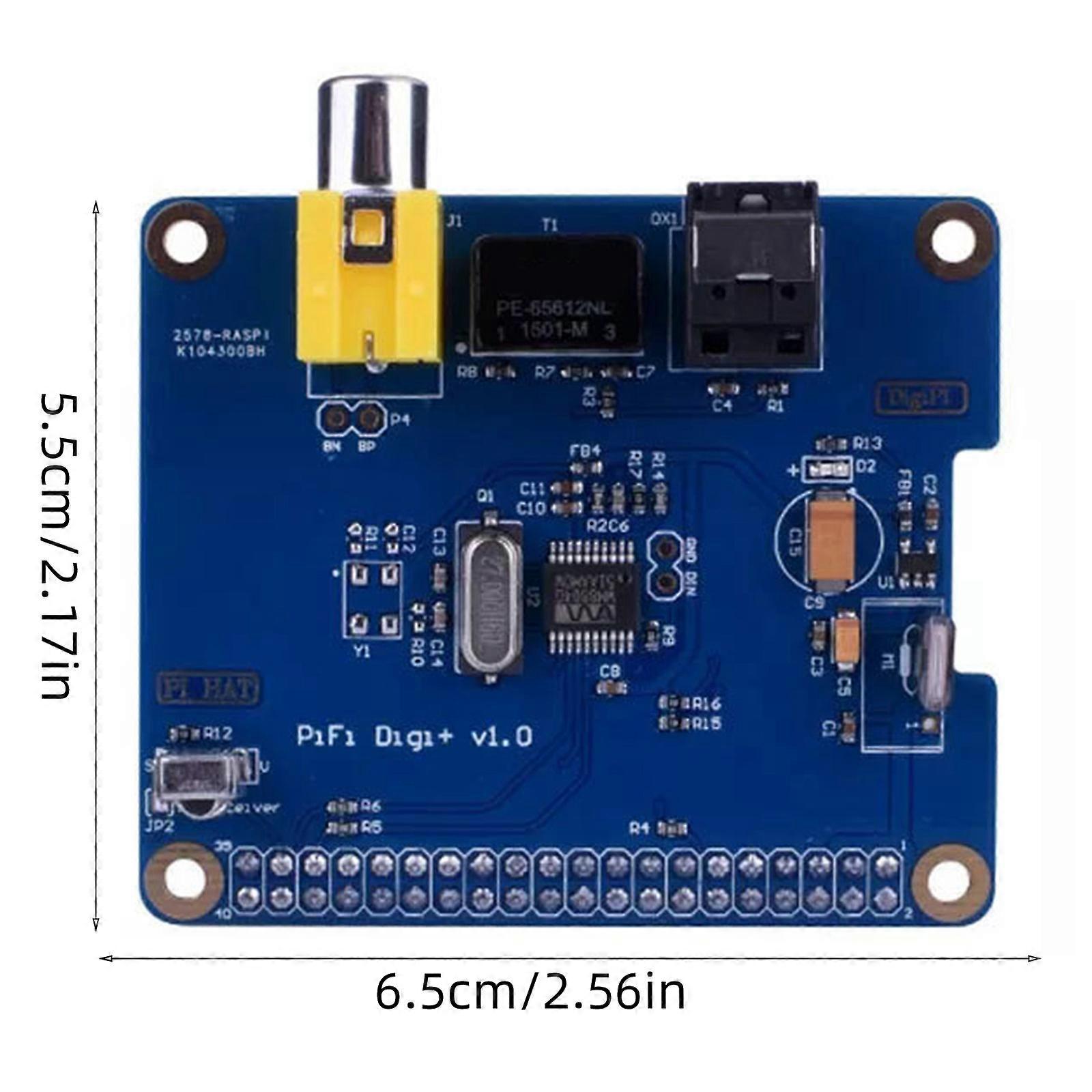 Audio Module HIFI Digi +Digital Sound Card Module HIFI Expansion Board for I2S SPDIF