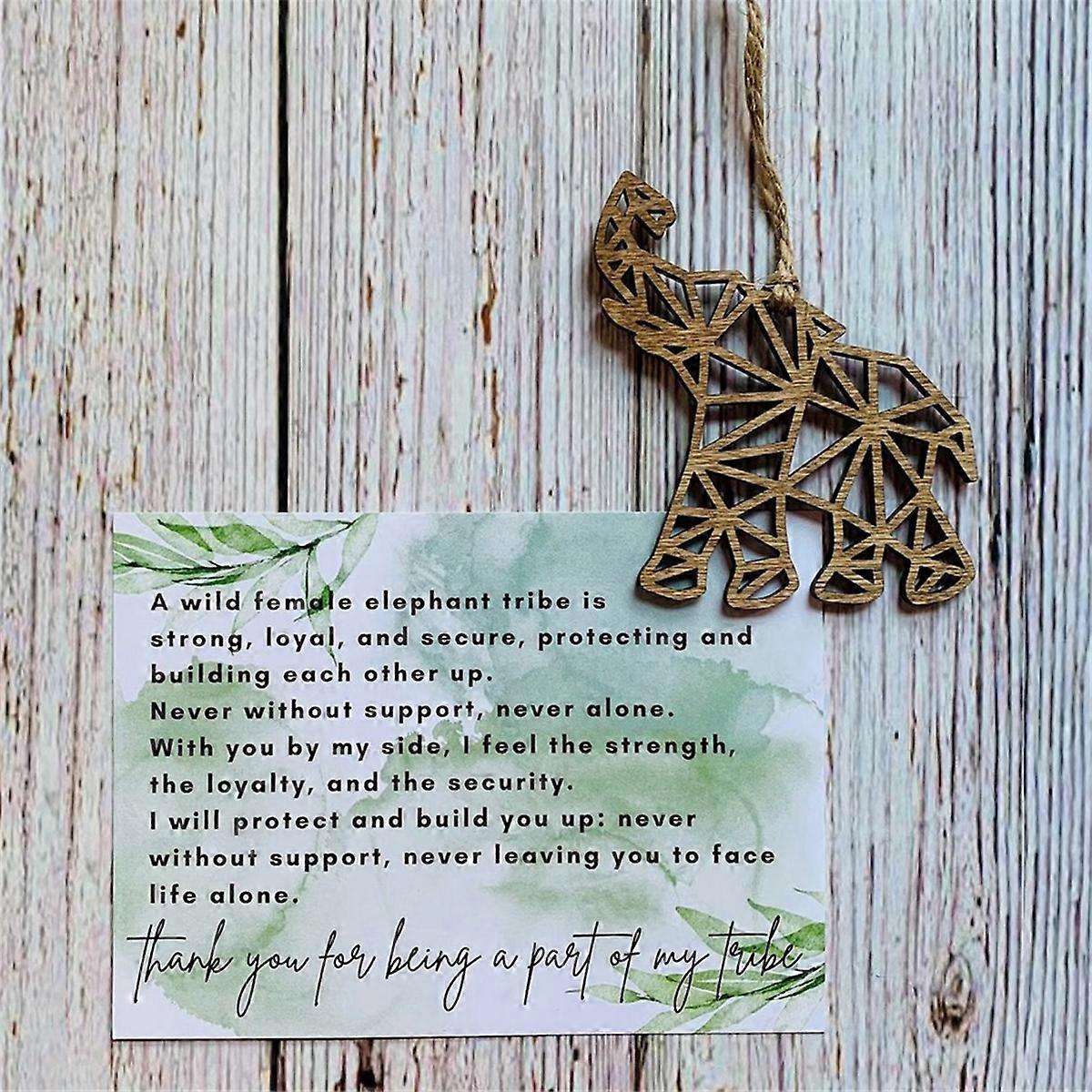 Elephant Postcard Pendant Home Decoration