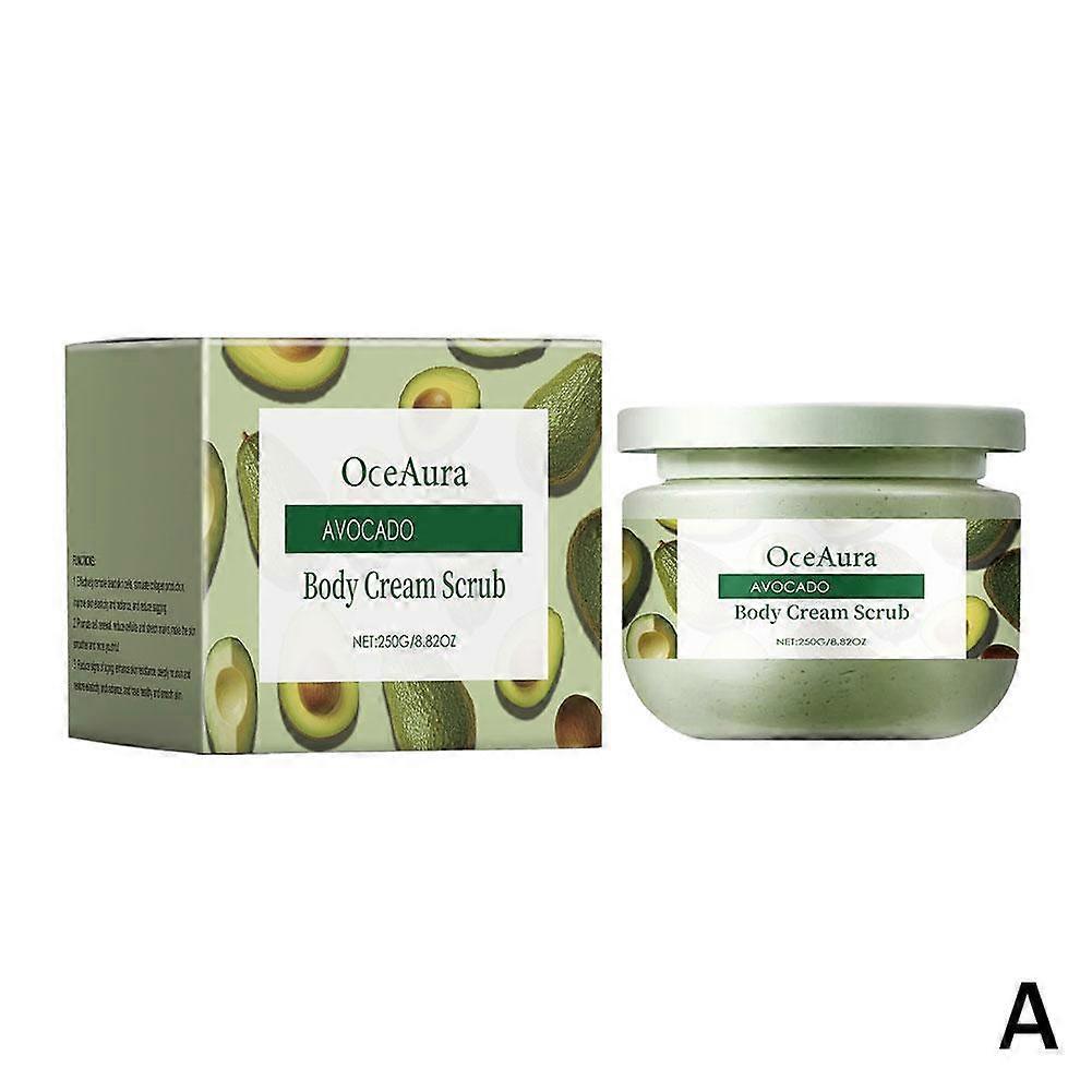 250g(A)$Avocado Body Scrub Body Cleansing Exfoliating Dead Skin Body Scrub Bath Rejuvenating Soft Cleansing Exfoliating OC-A06-0130-01