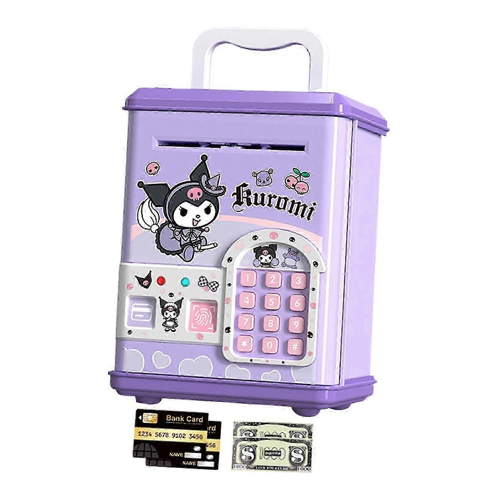 ATM Piggy Bank for Kids with Fingerprint Recognition Educational Toy