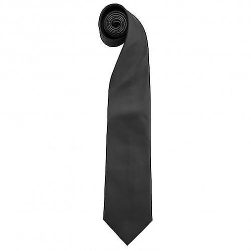 Premier Mens Fashion ”Colours” Work Clip On Tie (Pack of 2)