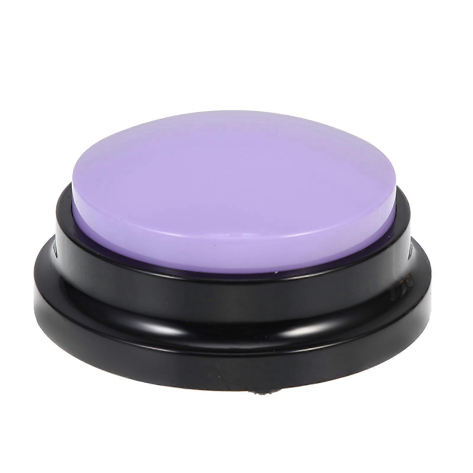 Durable Wear Resistant Purple Dog Training Button for Interactive Play and Communication