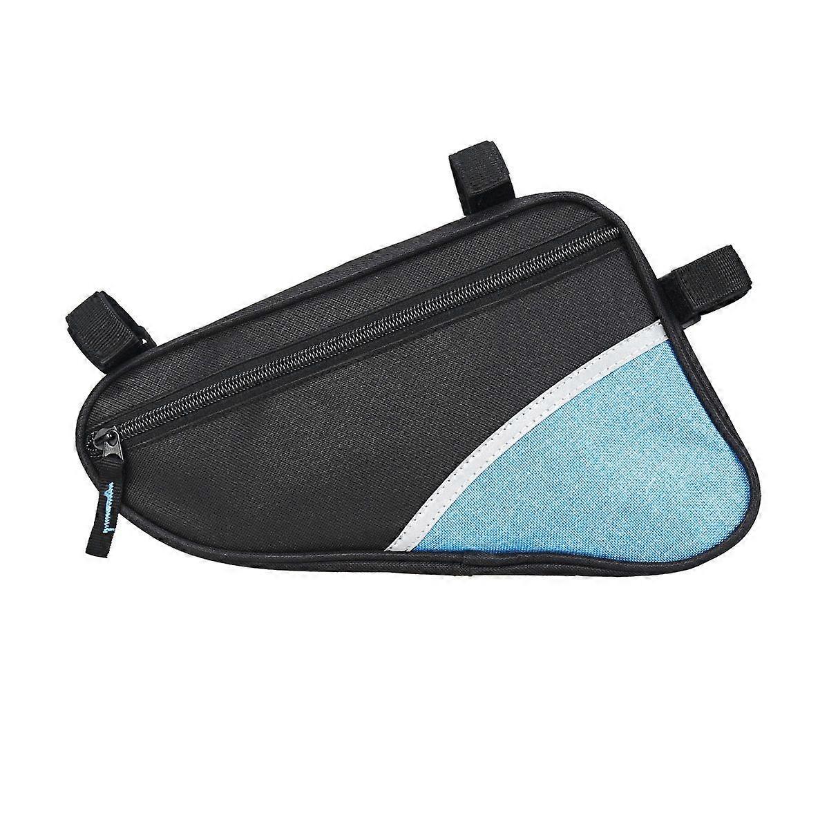 Blauwe waterdichte fiets driehoekige tas