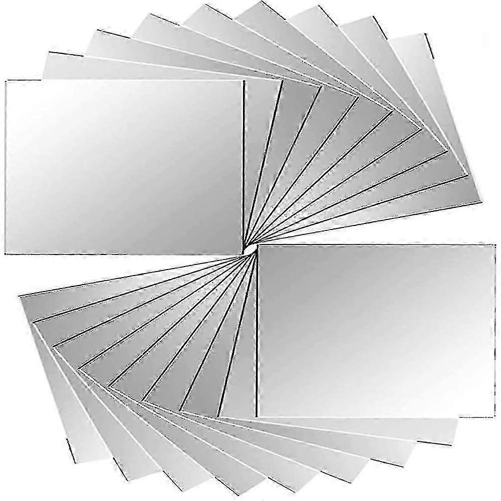 18 Pcs Mirrors Plastic Mirror for School Educational Or Home Decor fi