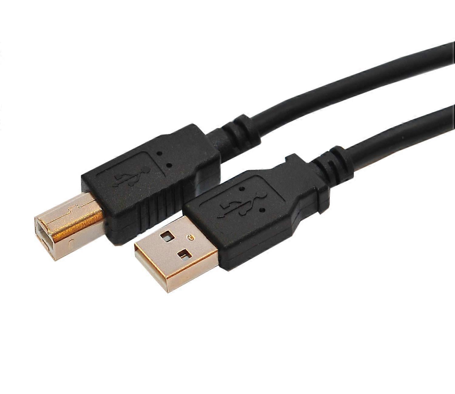 USB Printer Cable 7.5 m USB 2.0 A Male To B Male For Printer Scanner Fax Multifunction Printer Black