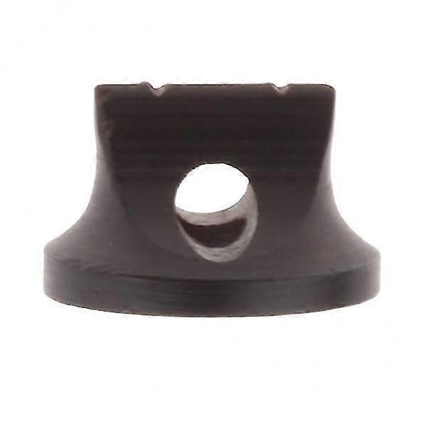 9x1 Piece Sandalwood Erhu Bridge for String Instrument Parts Black with Bottom Hole