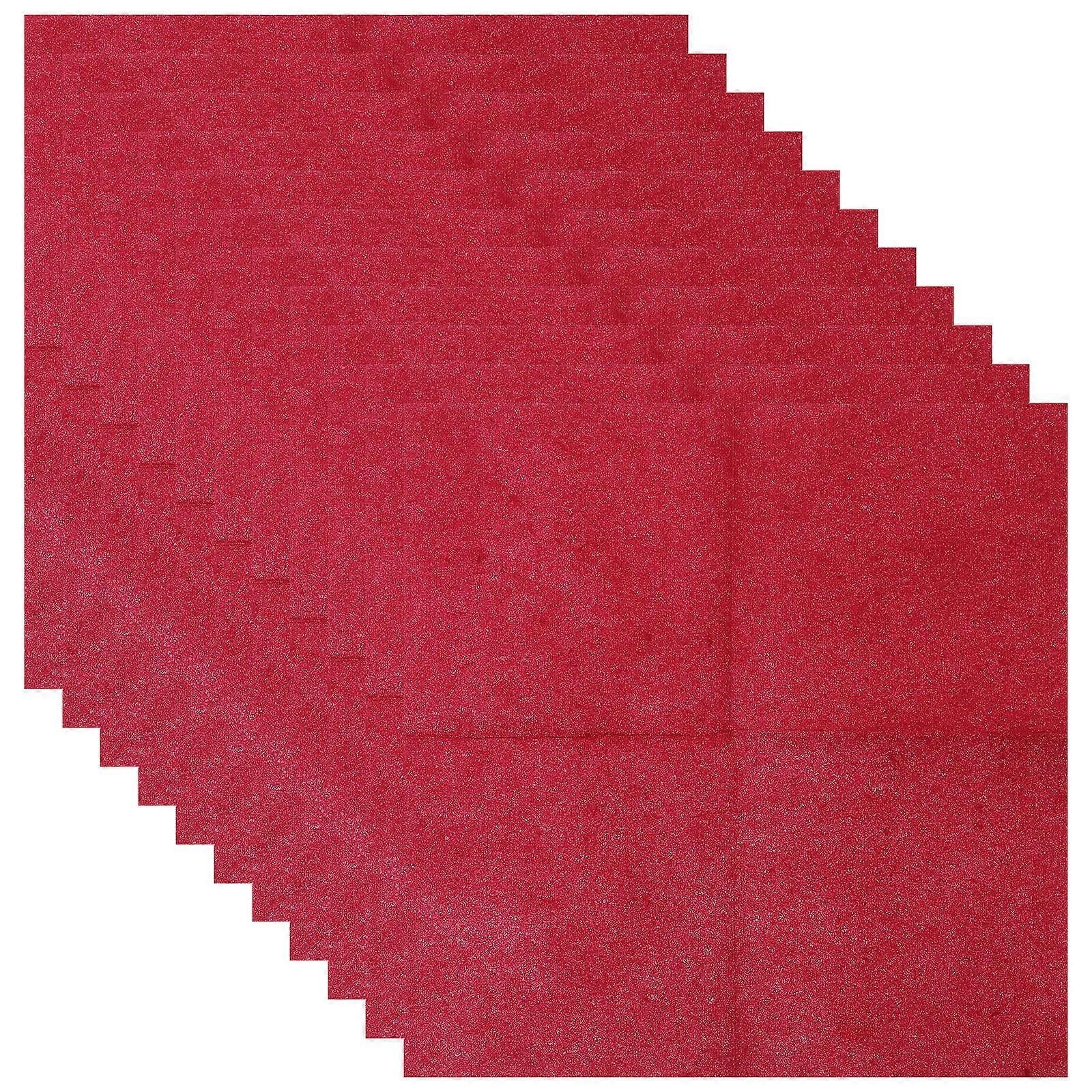 Shop Rags Square Paper Napkins For Cocktail Lounges Kitchen Use Dark Red 25Pcs