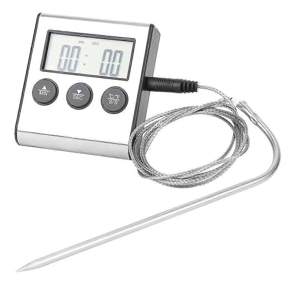Digital Thermometer for Cooking - Multifunctional Meat and Candy Thermometer with Backlight LCD Display for BBQ
