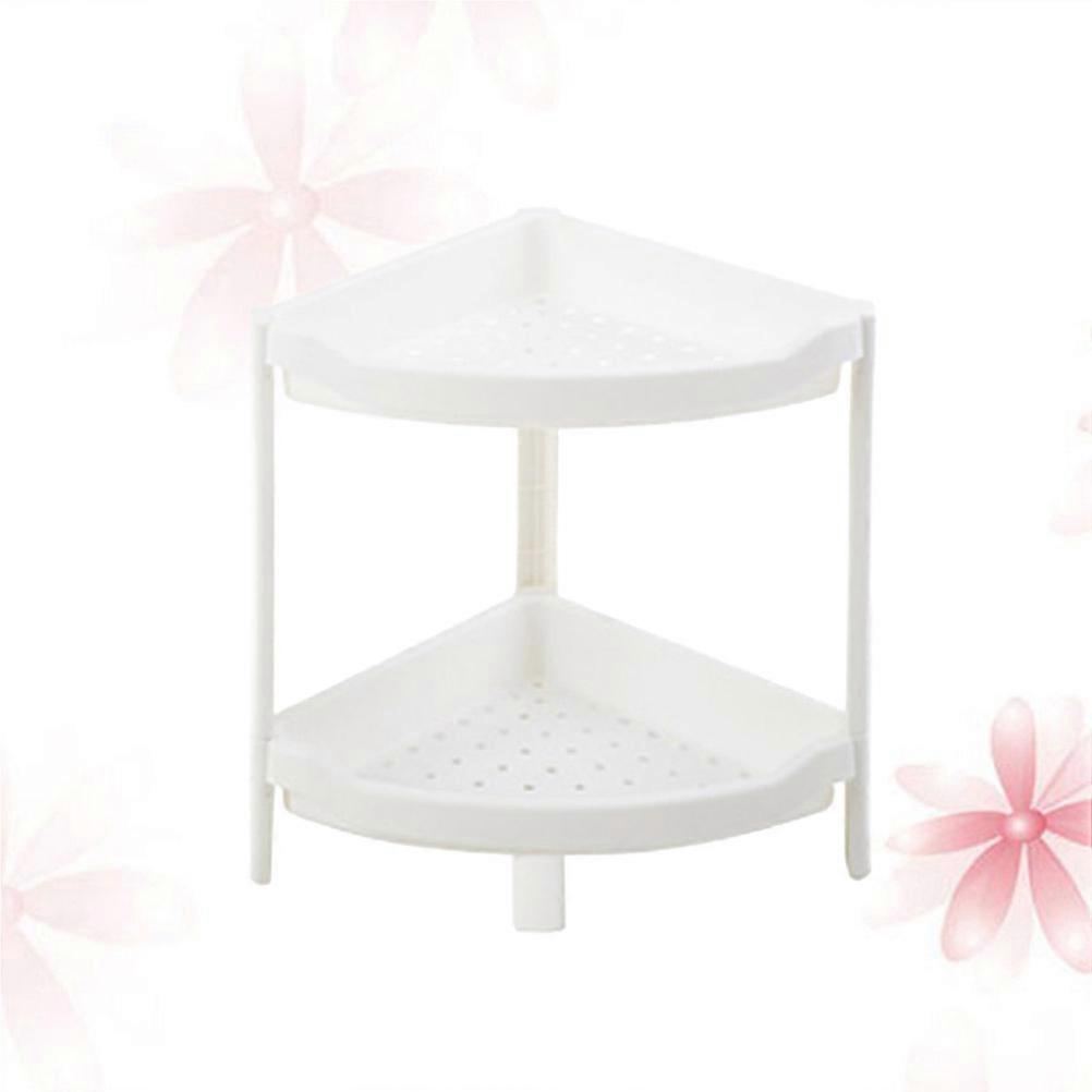 Kitchen Seasoning Rack Multi-Layer Storage Shelf Plastic Triangle Design For Homeowners 1Pack