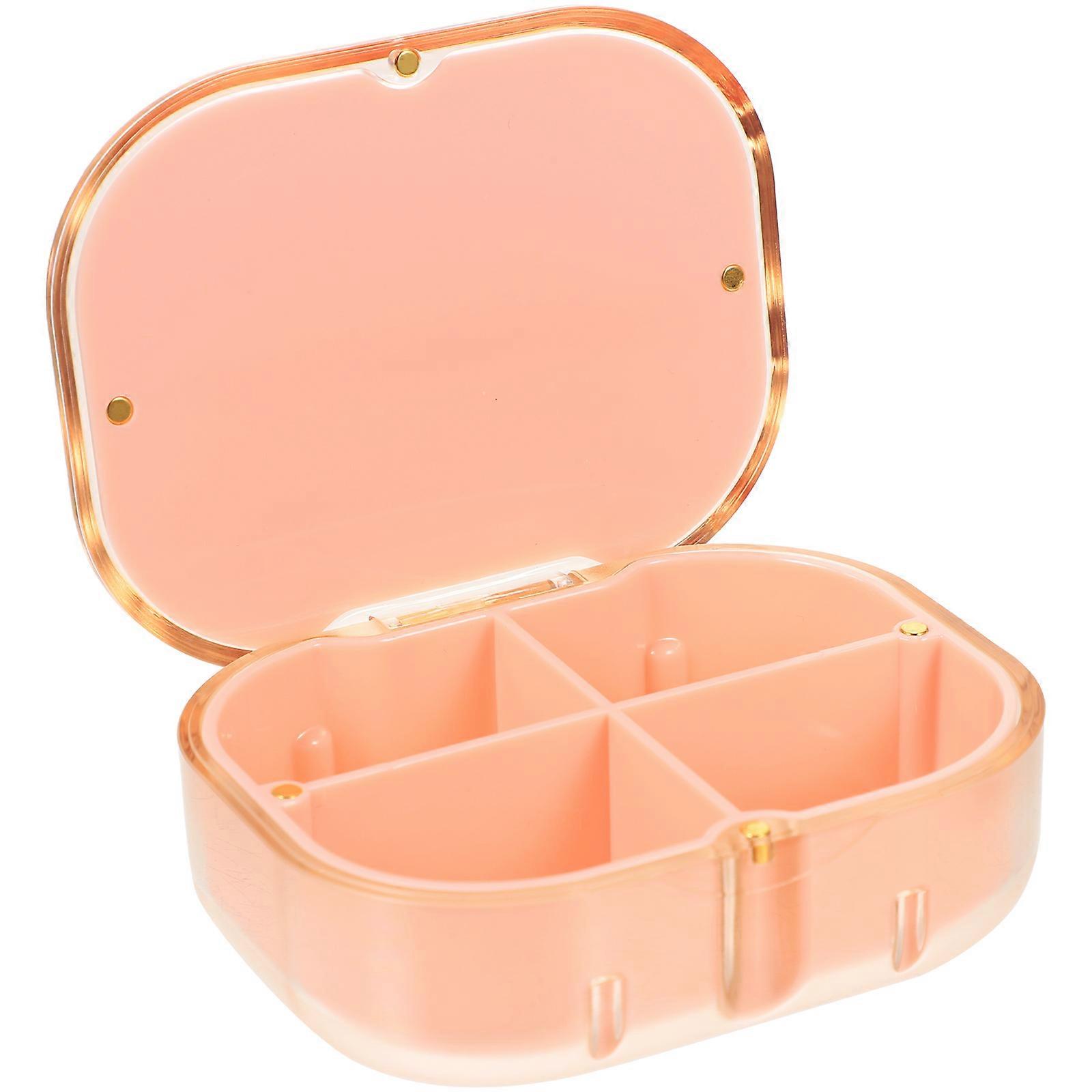 Multifunctional Portable Storage Box ABS Tablet Container Home Magnetic Design 1Pcs