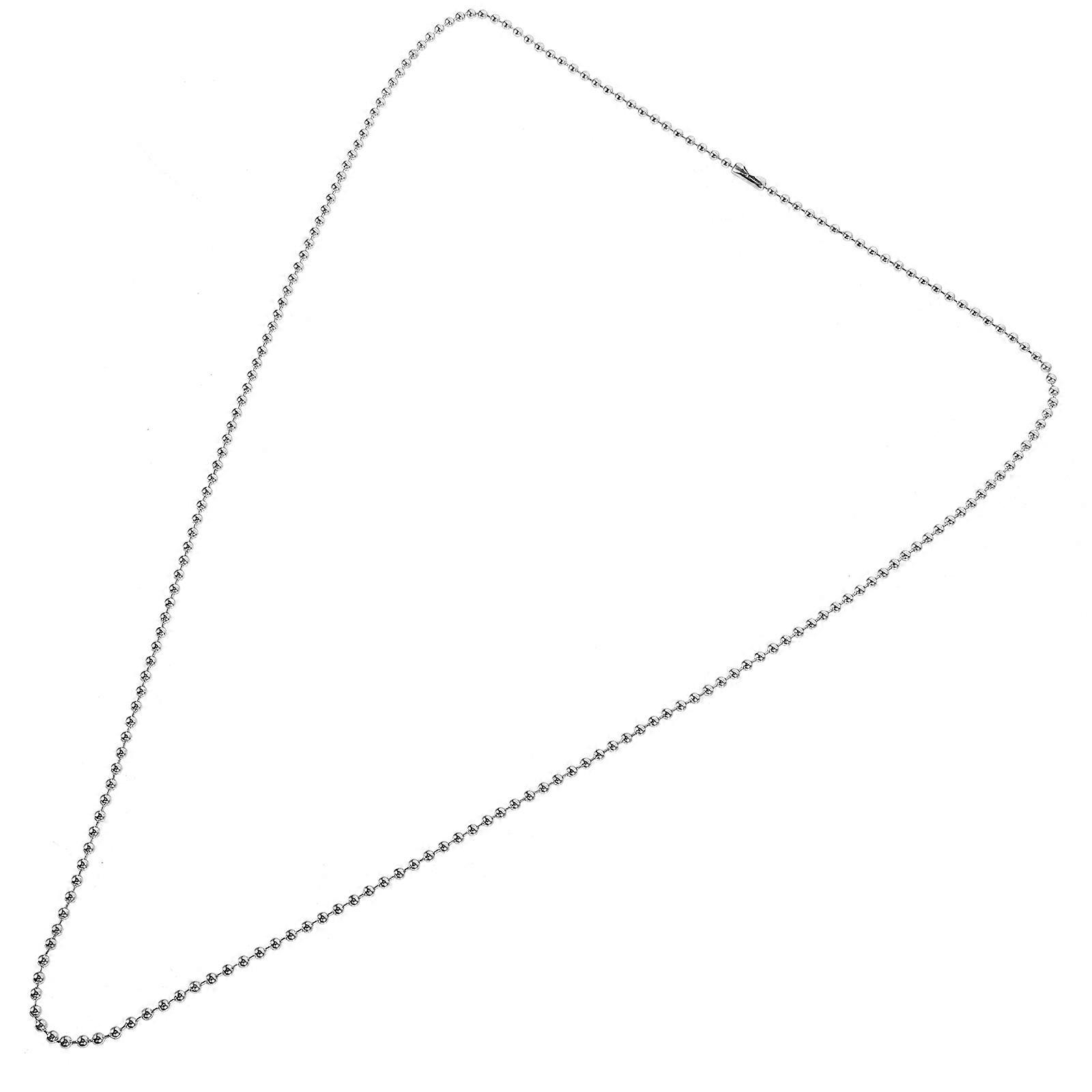 Stainless Steel Dog Tag Chain for DIY Crafting   Durable Beaded Metal Chain for Pet ID Tags, Easy to Use and Versatile Design