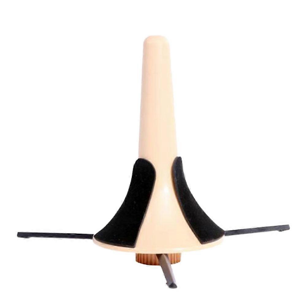 Wind Instrument Stands Foldable Trumpet Holder Stable Holding Music Practice Performance Yellow 1Pcs