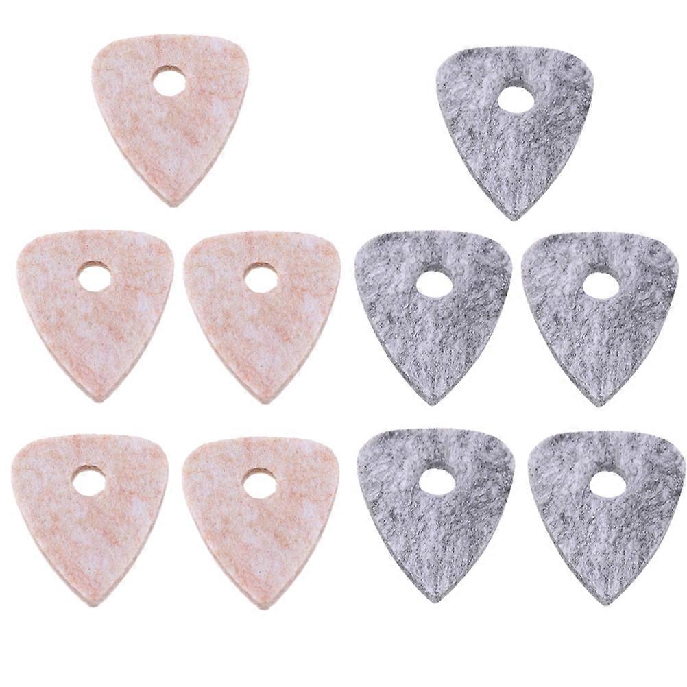 Ukulele Picks Ukulele Plectrum Replacement Easy to Grip Performance Guitarists 10Pcs