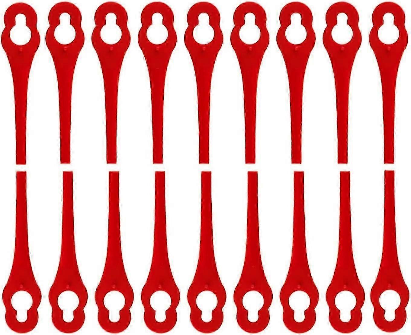 Pakke med 100 erstatningsblader til Florabest LIDL FRTA 20A1 FAT18B2 FAT18B3 - Plastblader til FloraBest trådløs gresstrimmer