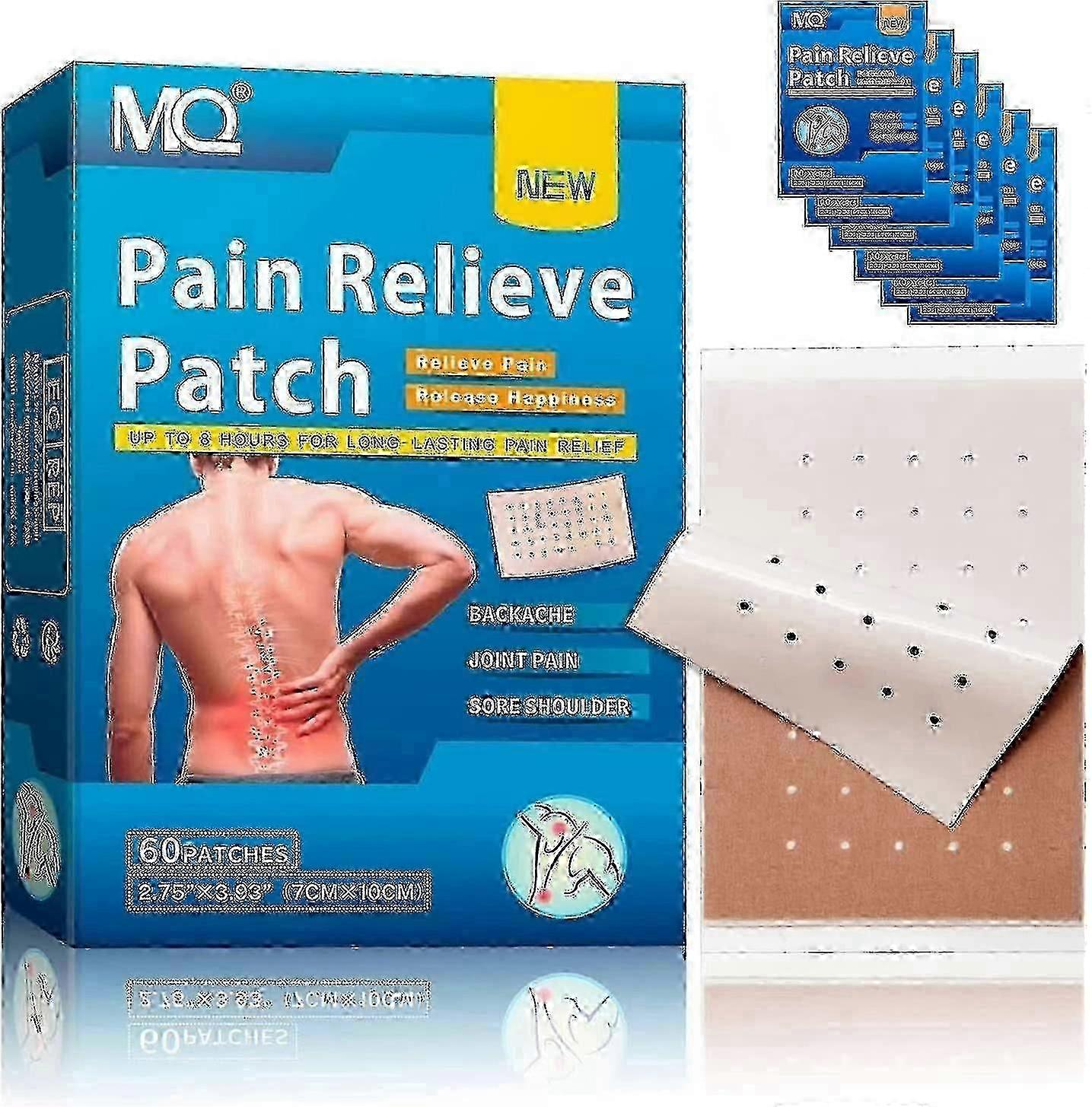 60pcs γύψος μπαλωμάτων ανακούφισης πόνου, ο πόνος θερμικής θεραπείας ανακουφίζει τους πόνους μπαλωμάτων μακράς διαρκείας ανακούφιση πόνου εκ νέου
