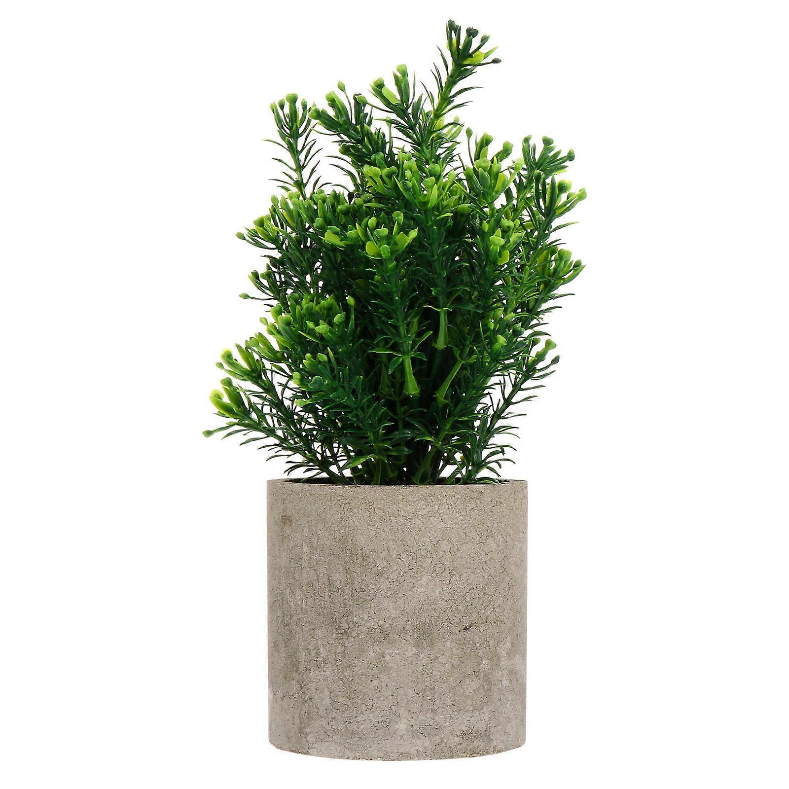 Plastic Artificial Flower for Decor Multi Color Small Bonsai Plant Pot Size 1 Pc