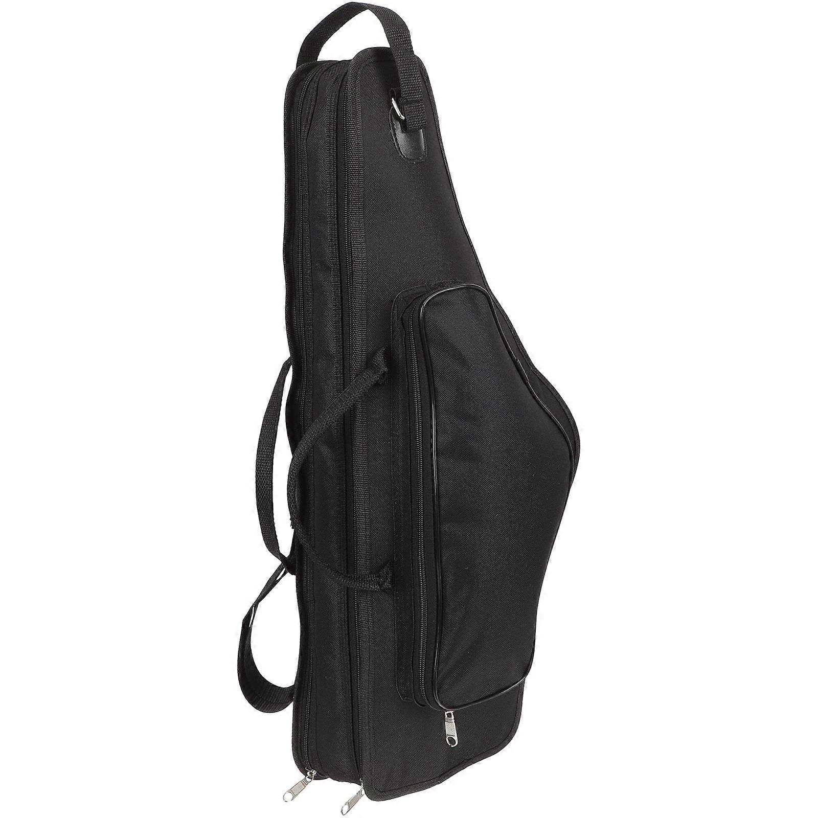 Portable Saxophone Case Alto Saxophone Storage Bag with Shoulder Strap and Handle