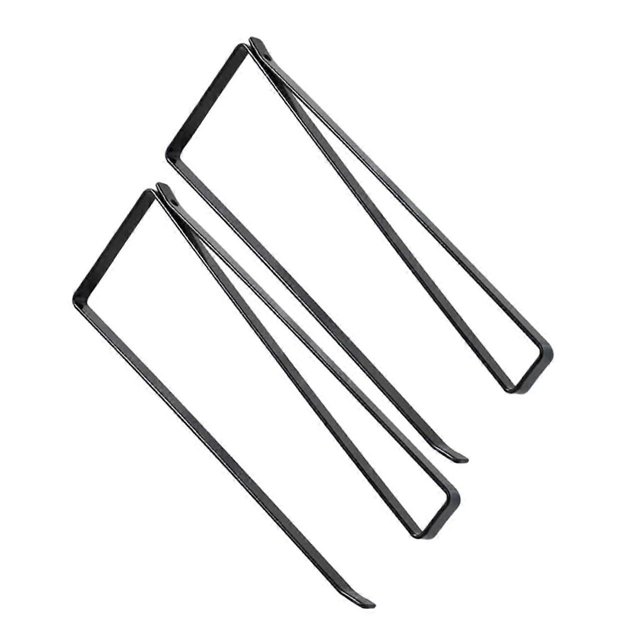2 Pack Under Cabinet Paper Towel Holder No Drilling Space Saving Bathroom Kitchen Iron