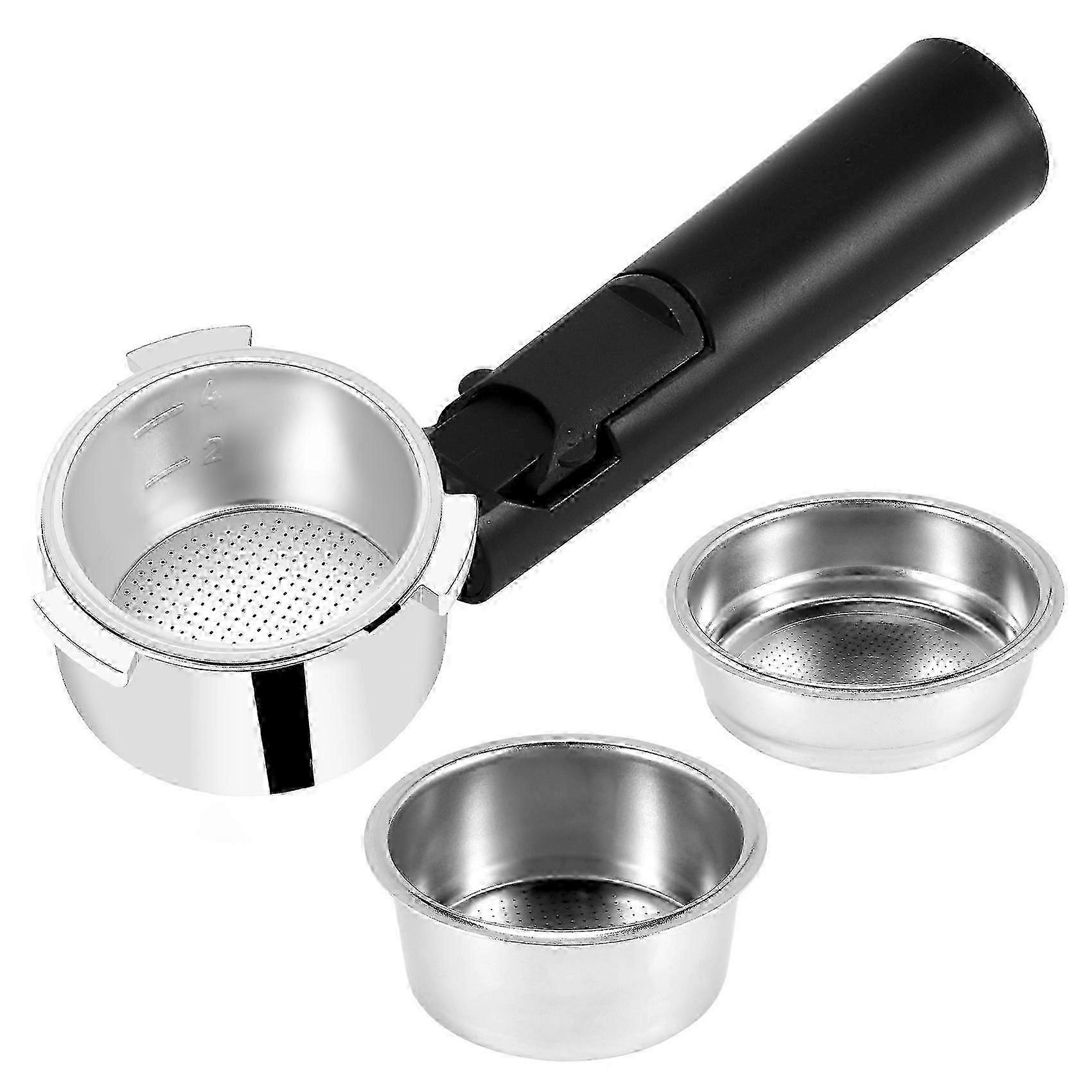 51mm Bottomless Filter Coffee Machine Accessories Bracket Handle for Domestic Use