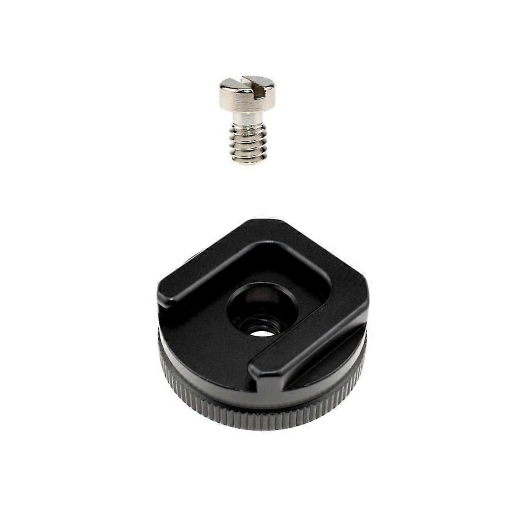 Durable Camera Hot Shoe Mount to 1/4\"-20 Tripod Screw Adapter for DSLR Camera