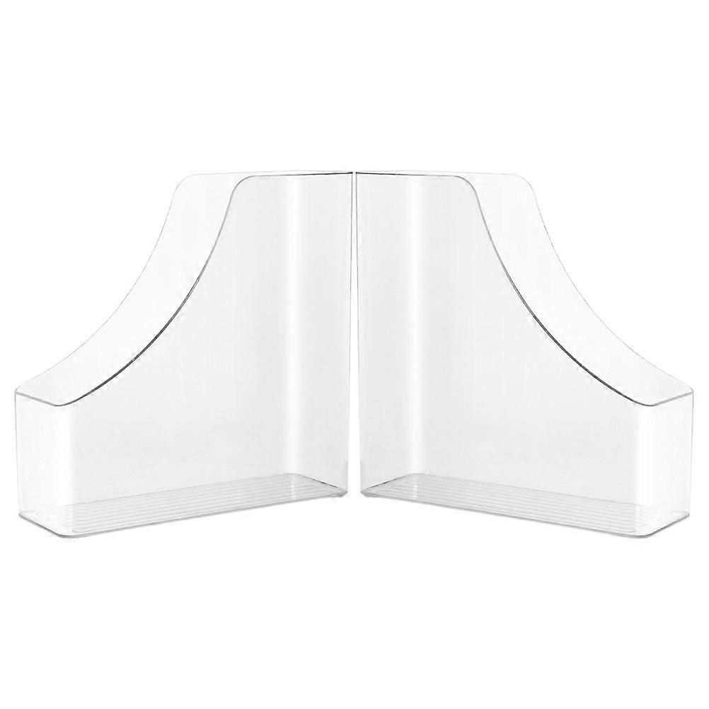 Magazine Holder Plastic Desktop Organizer For School Library 2Pcs