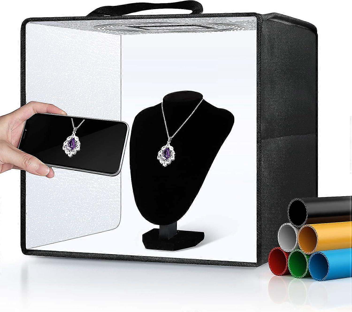 Portable photo studio light box, 25cm x 25cm professional D