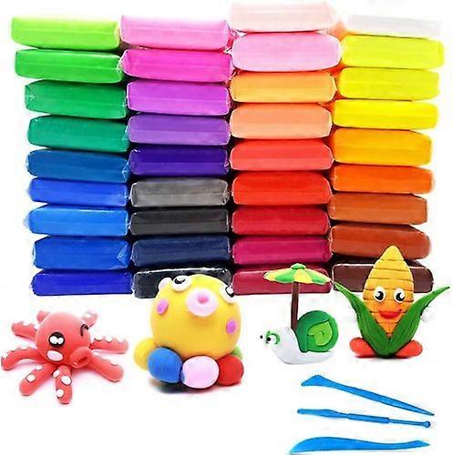 36-pack Πηλός Μοντελοποίησης Ultralight Air-dry Clay Magic Clay Πλαστελίνη