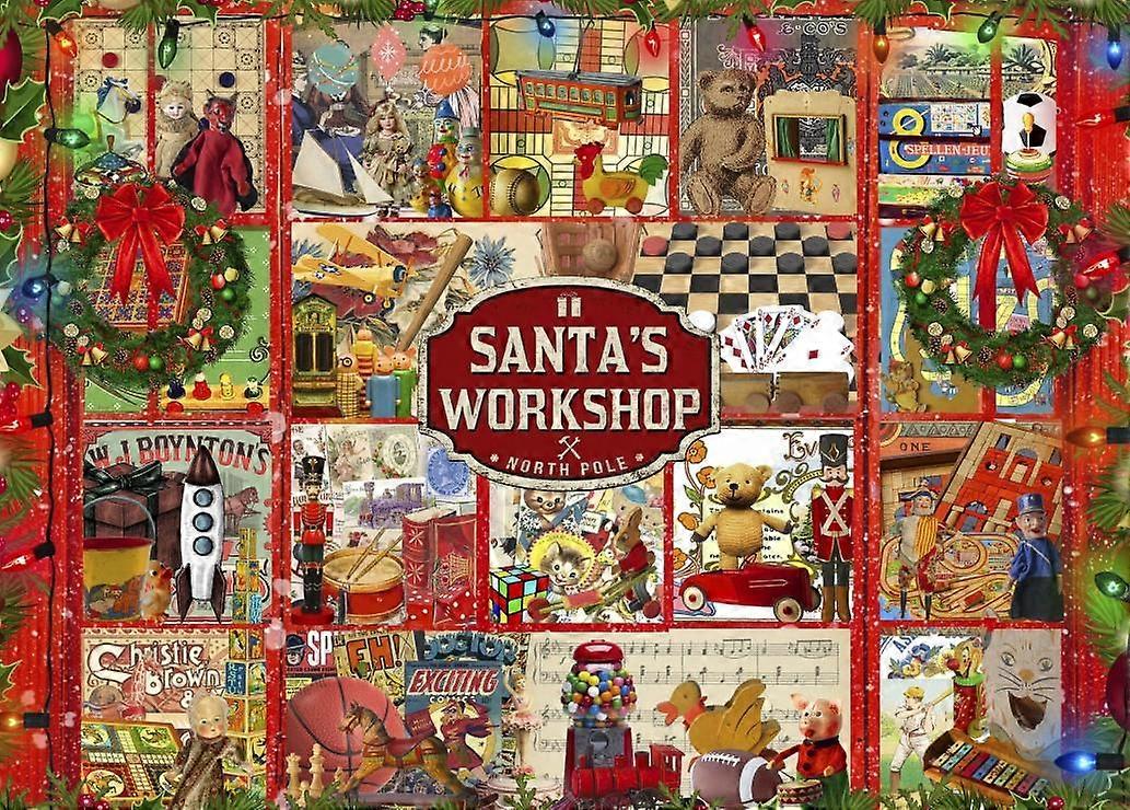 Bluebird Santas Workshop Jigsaw Puzzle (500 Pieces)