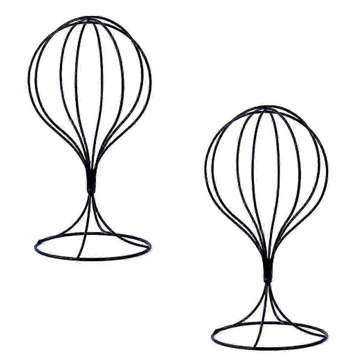 2 stück Moderne Metall Hut Steht Langlebig Stabile Kappe Rack Perücken Halter Hut Display Stand Erwachsene Hut Ra