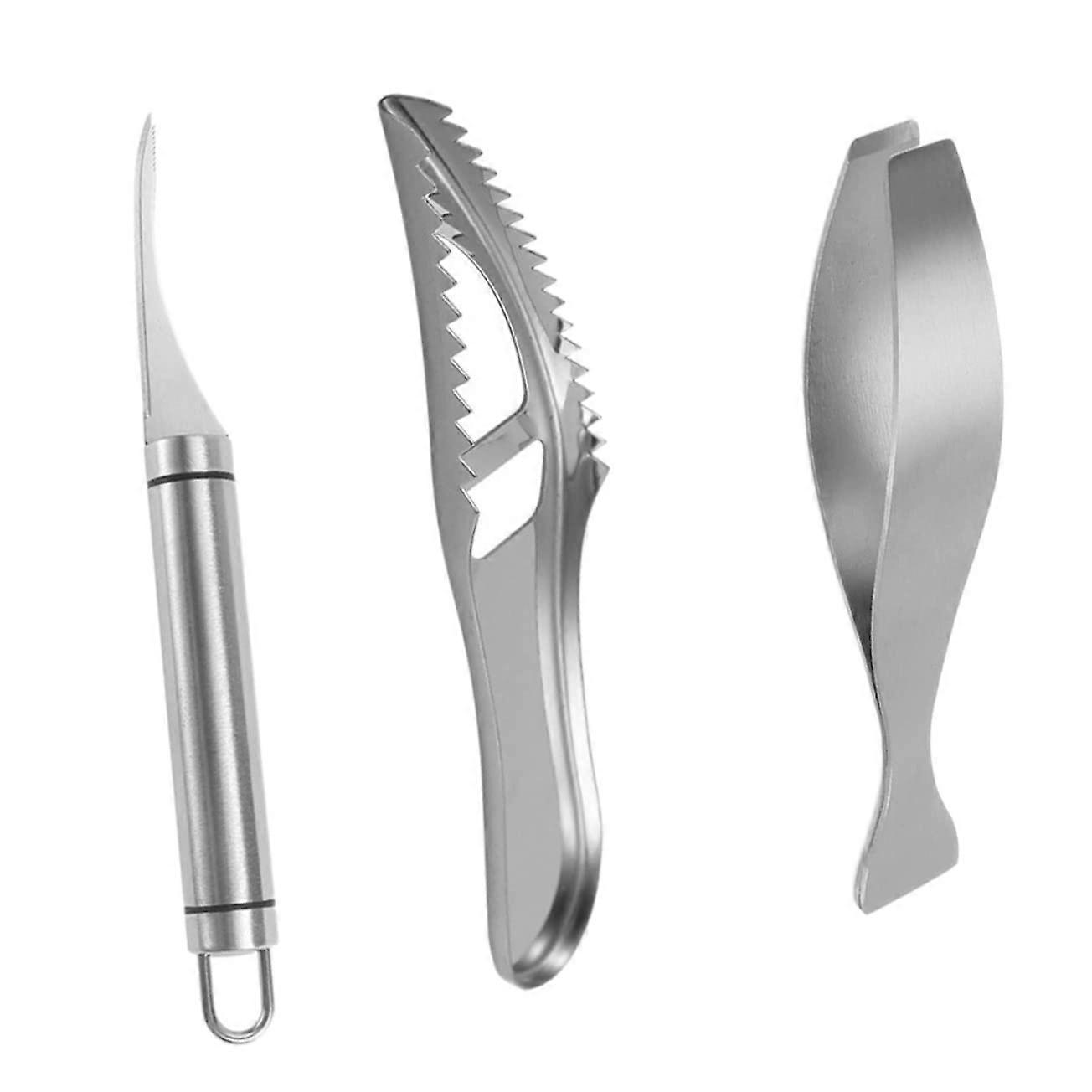 1Set Fish Scale Tool Partial Fish Scraper for Removing Fish Scales Professional Fish Descaler for Seafood and