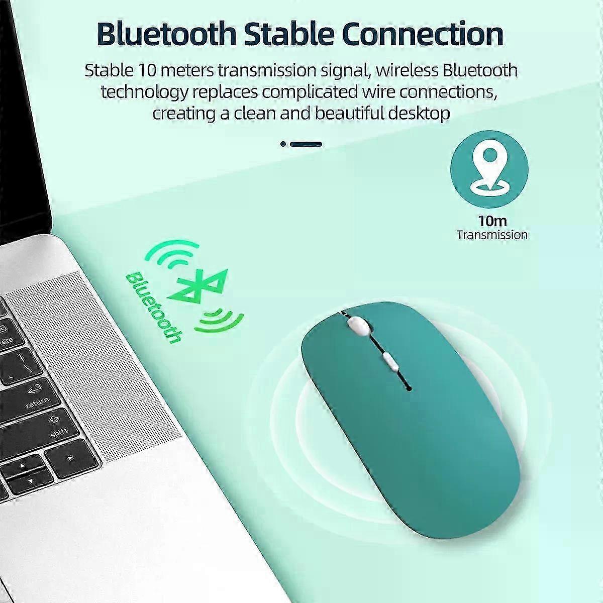 Wireless Bluetooth Mouse for Tablets and Notebooks, Compatible with Various Brands
