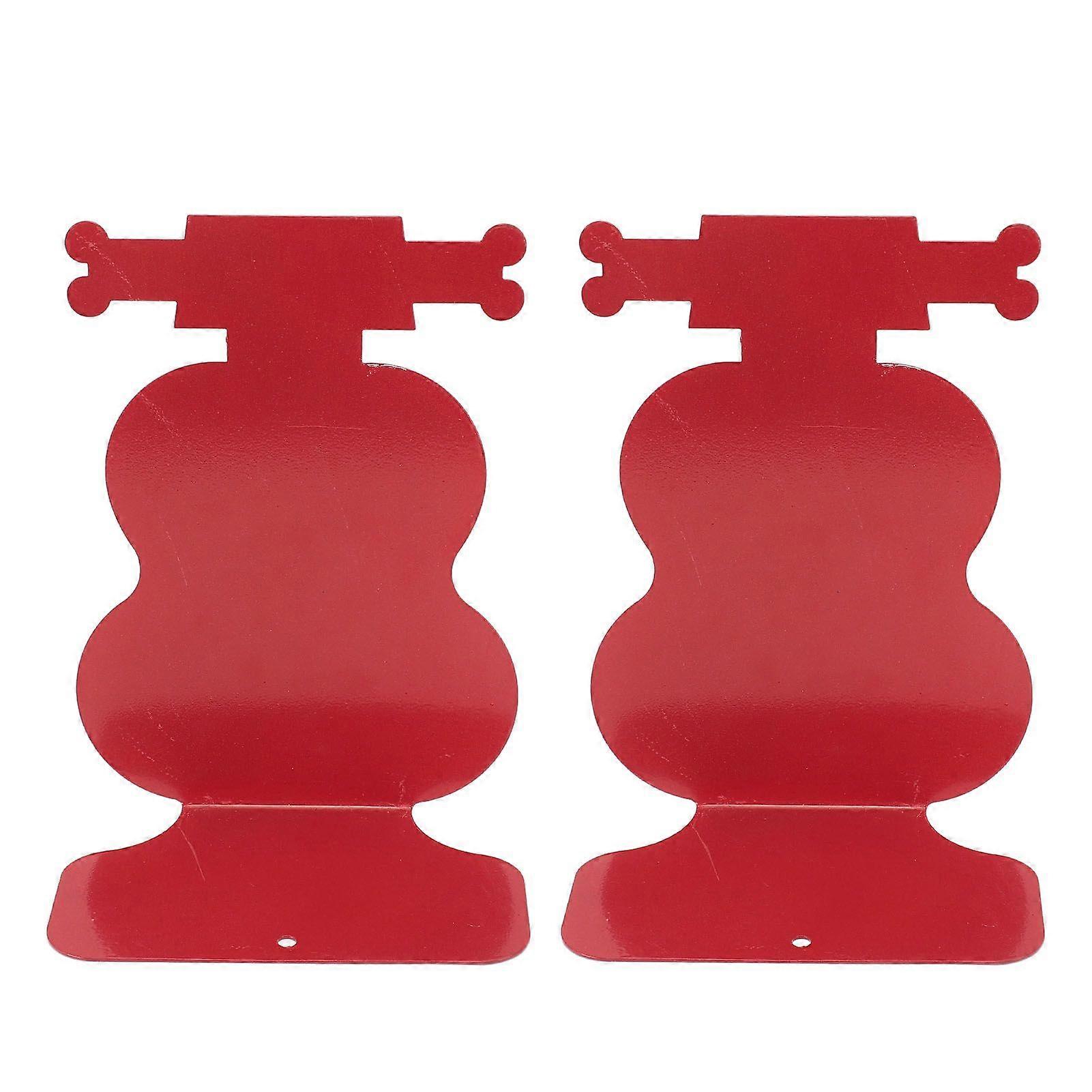 2025 最新モデル 1 ペアモダンブックエンドメタルヘビーデューティノンスリップデコラティブ