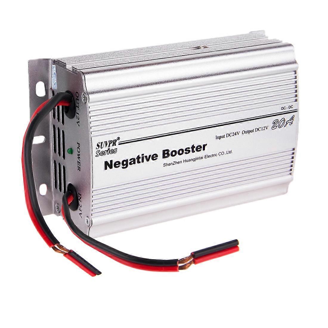 SUVPR RF-20A DC 24V to 12V Car Negative Booster Power Inverter Adapter