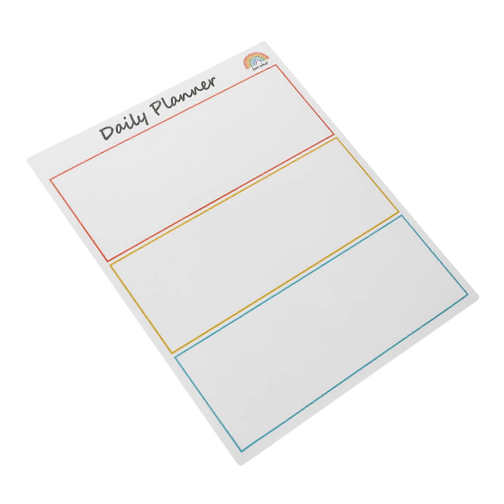 Nachrichtentafel Mini Dry-Erase Boards For Fridge With Magnetic Calendar Sticker And Magnetic Menu Board White Resin