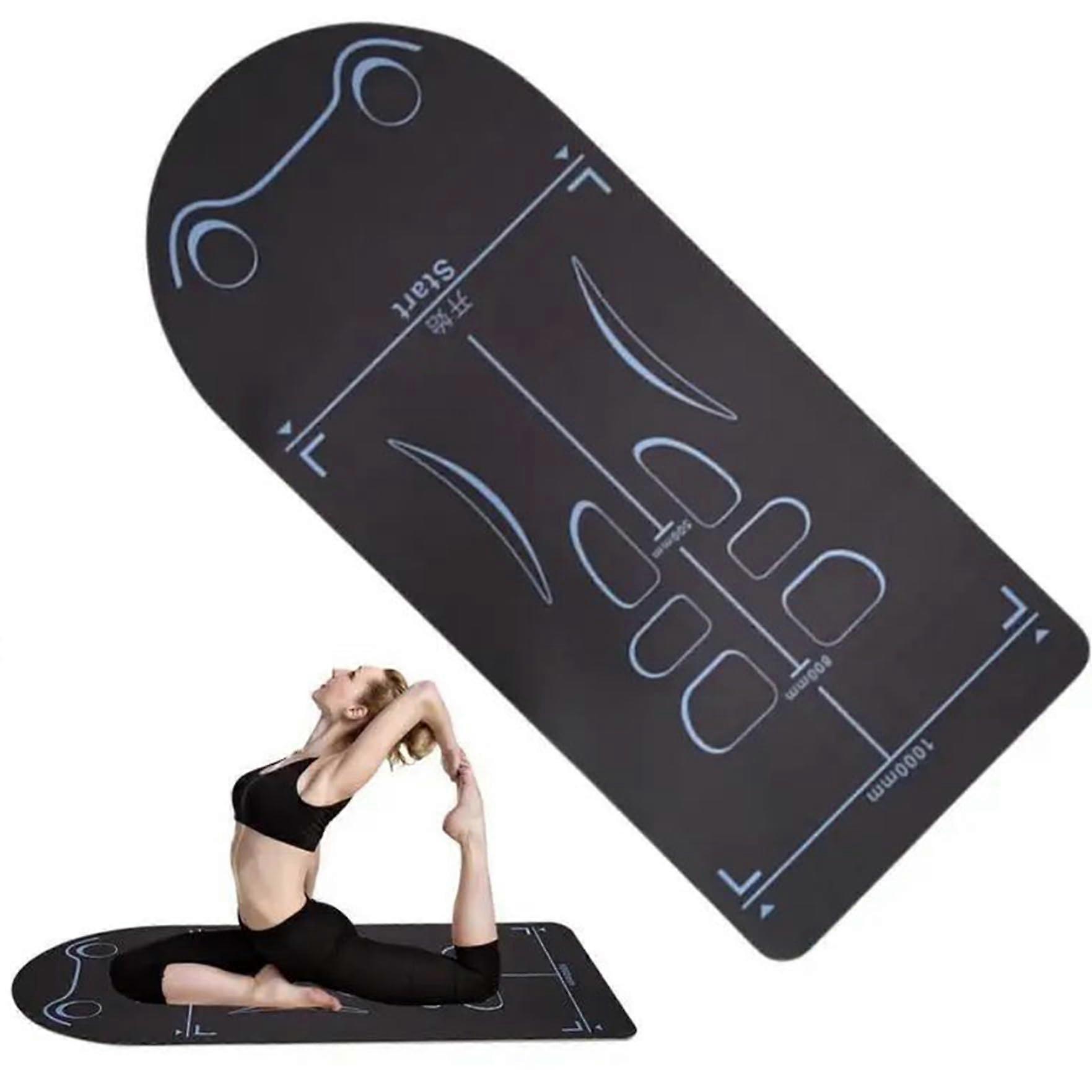 Exercise Mat For AB Roller Wheel 59 X 24-Inch Non-Slip Mat Sound Insulation Reusable Joint Protection For Men & Women