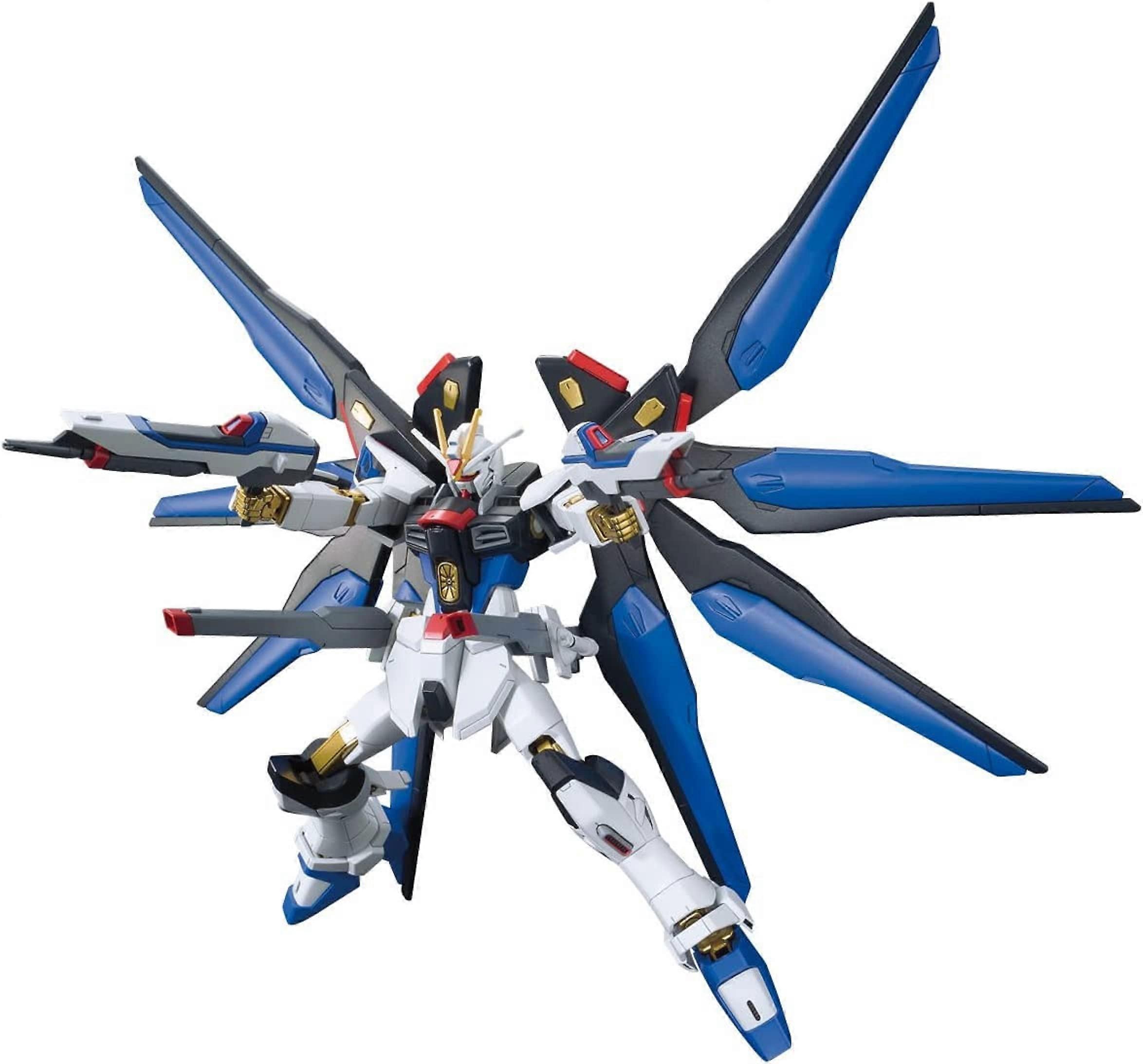 Bandai HG 1/144 ZGMF-X20A Strike Freedom Model Kit, Unpainted Plastic Assembly Kit, Scale Model for Collectors