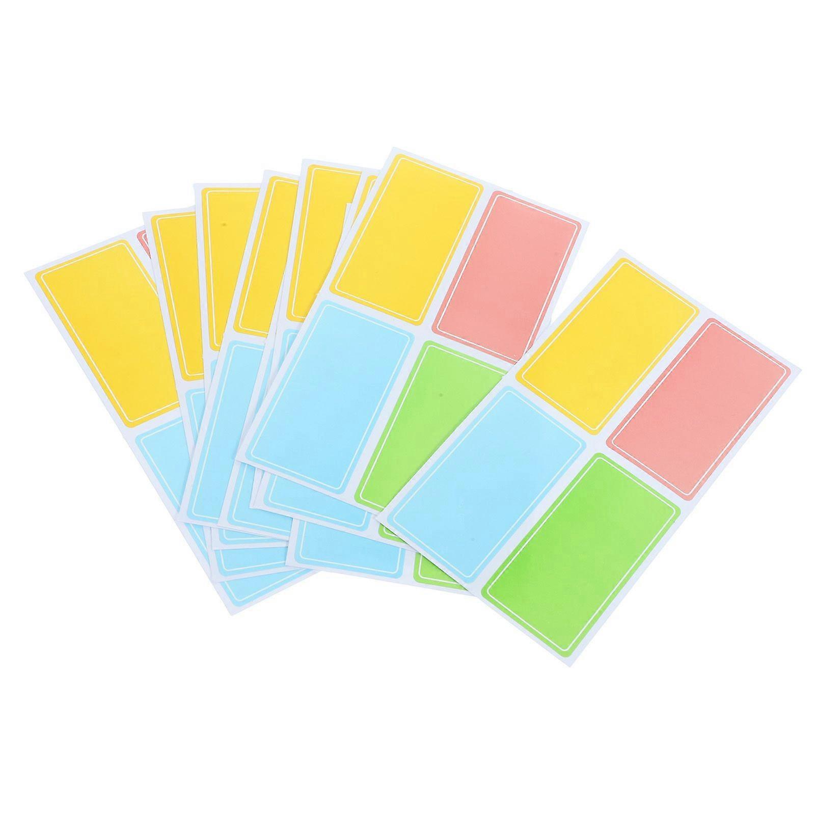120Pcs Colored Sticky Labels Colorful Label Stickers Classification Label Stickers Tabs Stickers